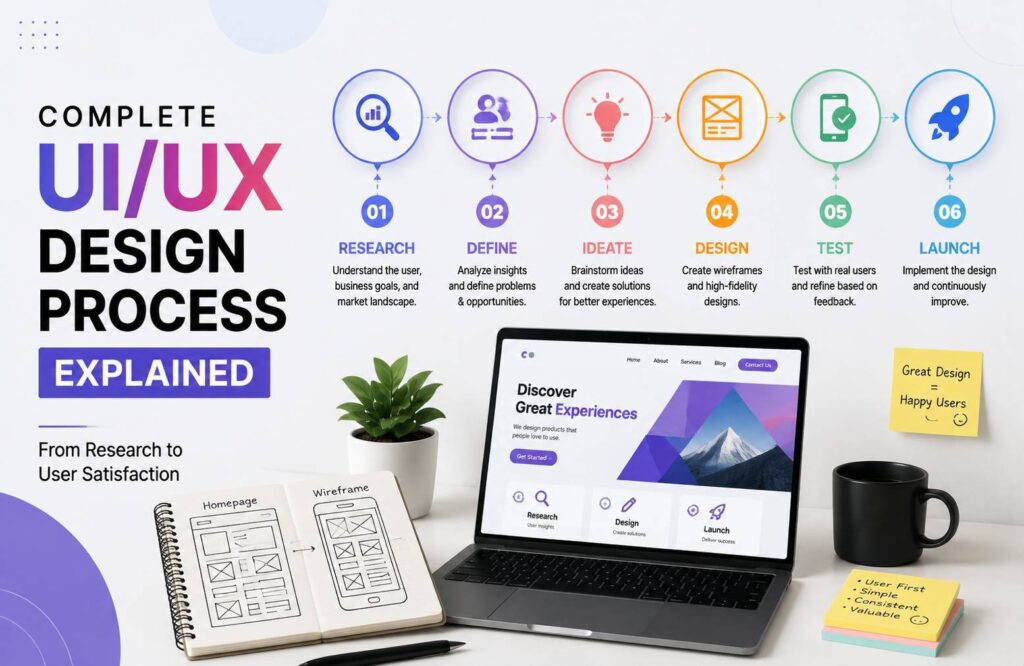 UI/UX design process
