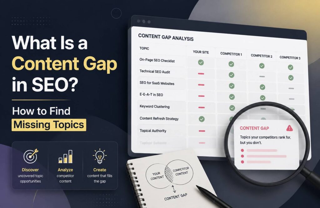 content gap in SEO