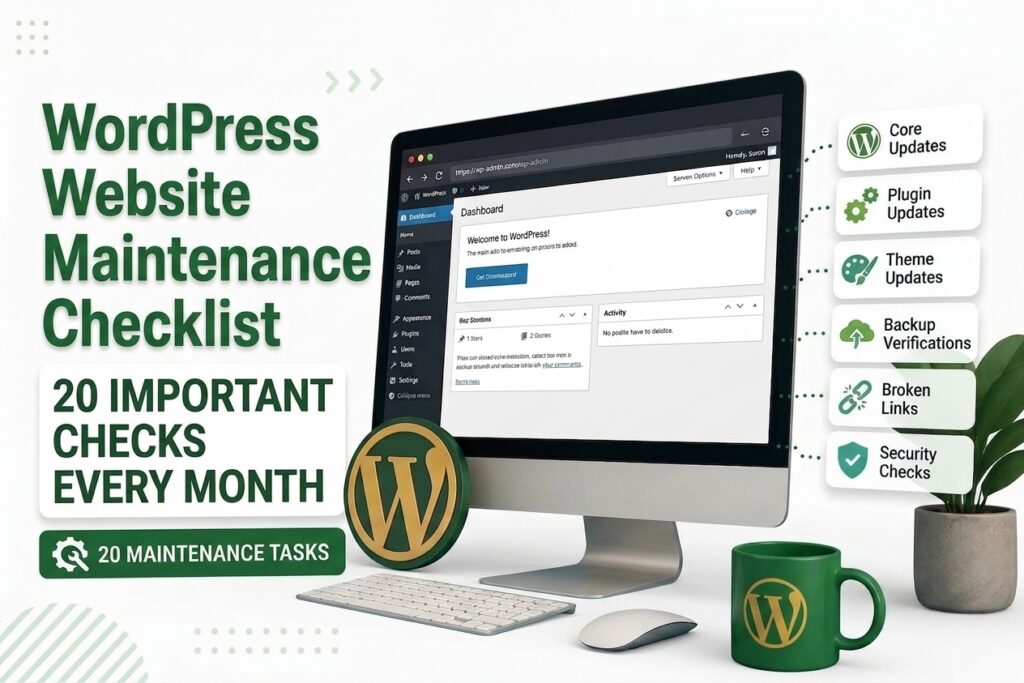 WordPress website maintenance