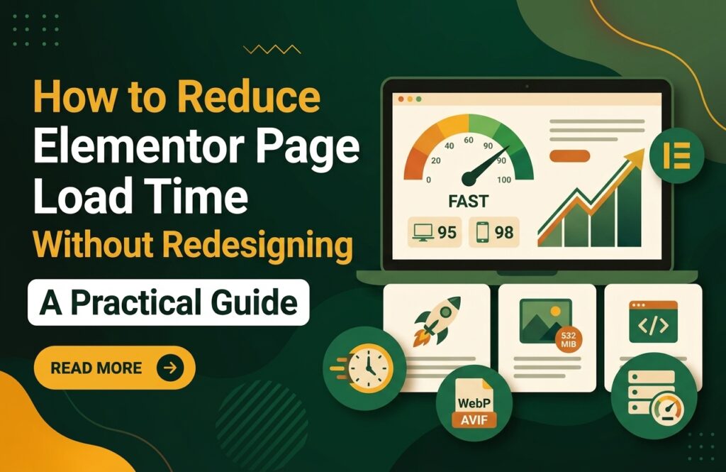 reduce Elementor load time