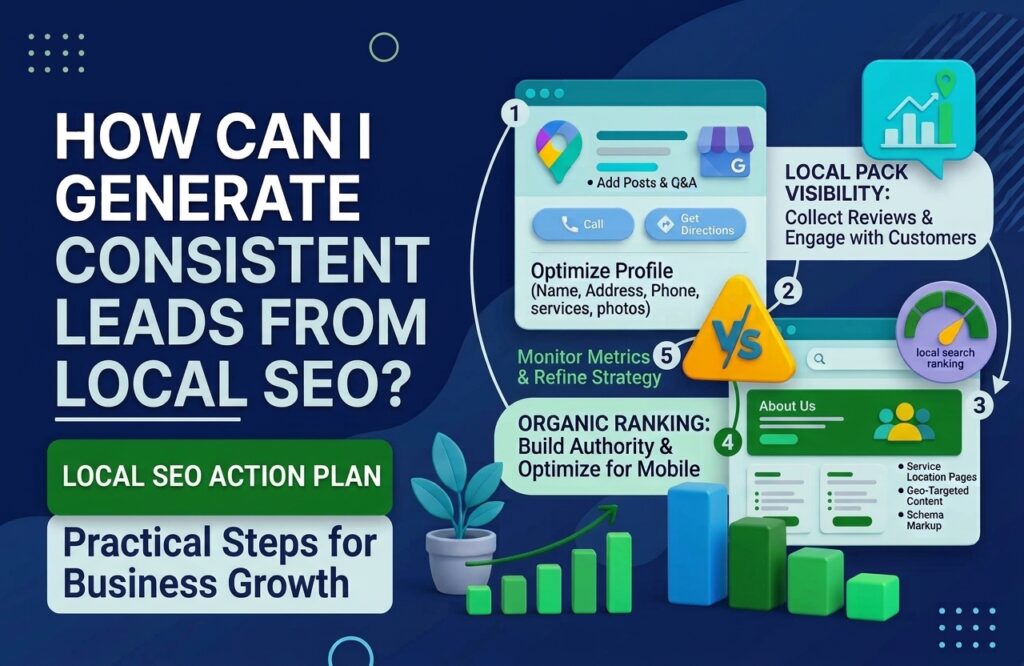consistent leads from local SEO