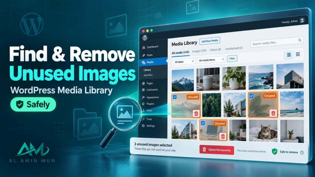 Find & remove unused images WordPress