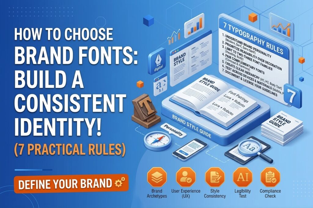 how to choose brand fonts