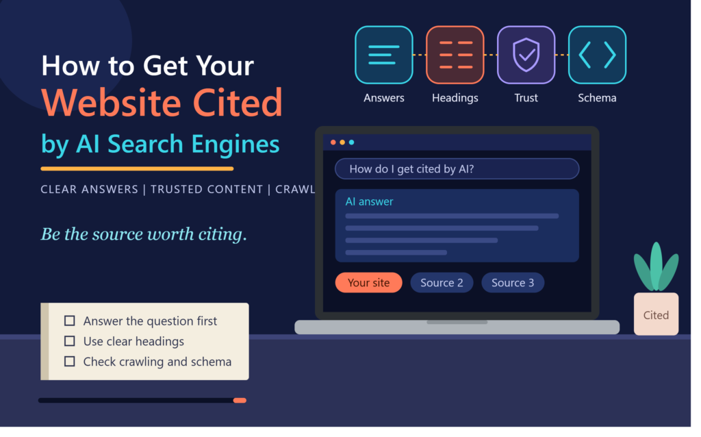 how to get cited by AI search engines