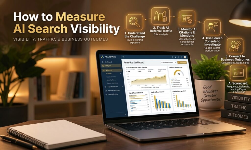 how to measure AI search visibility